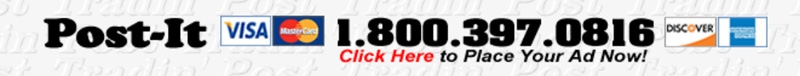 Place Your Ad Today 1-800-397-0816 | TradinPost Classifieds | Online Classifieds Since 1986